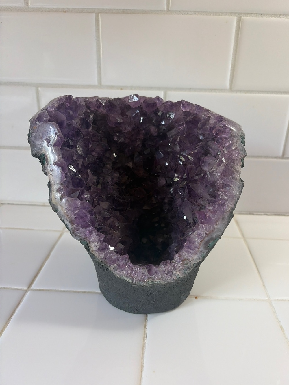 Natural Brazilian Amethyst Geode – 4.8 lbs – 6”